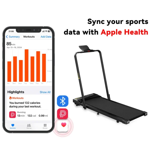 DeerRun A5 Pro Smart 2 in 1 Folding Treadmill – Bild 8